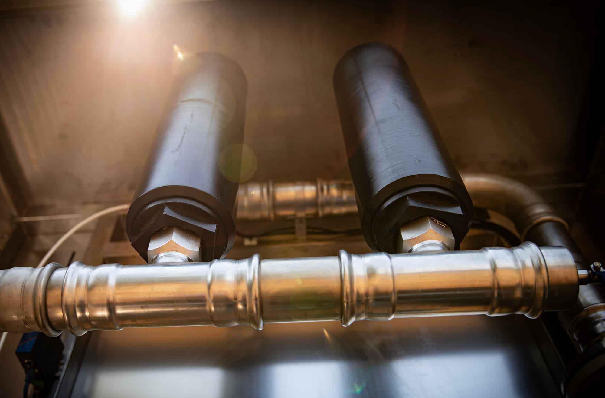 Bion Systems Copper Silver Ionisation Unit Lens Flare