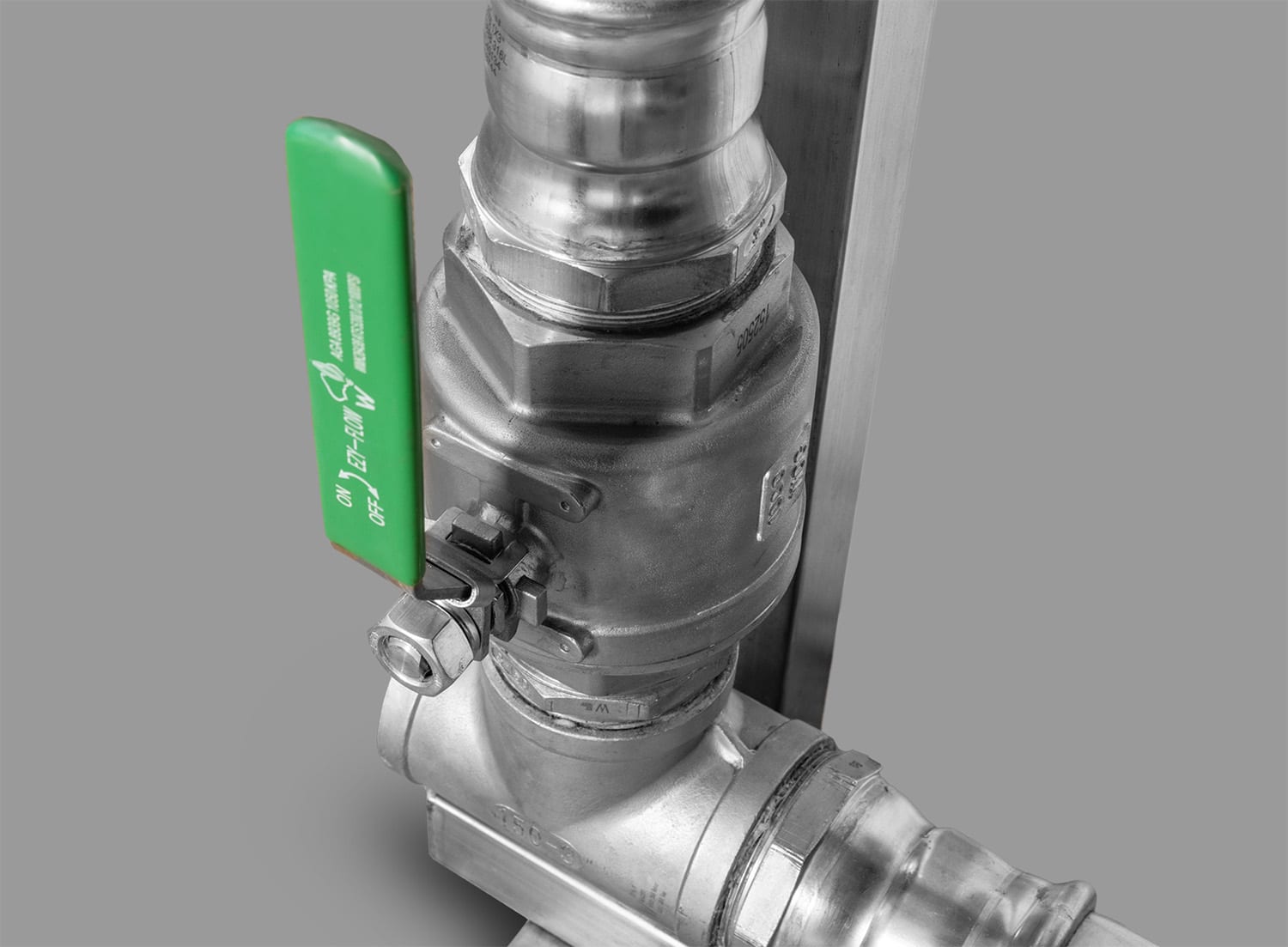 Silver Pipework Light Grey BG