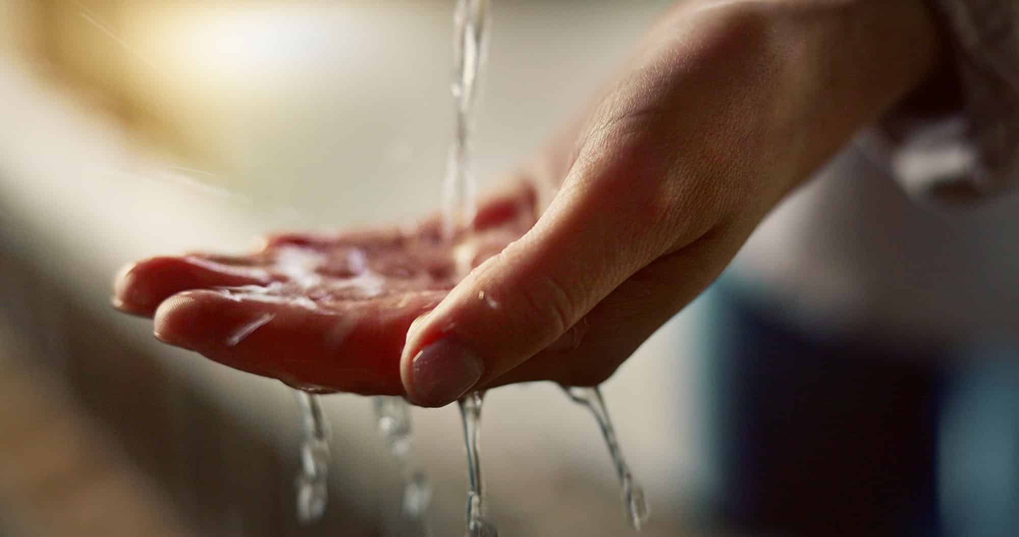 Washing Hands Morning