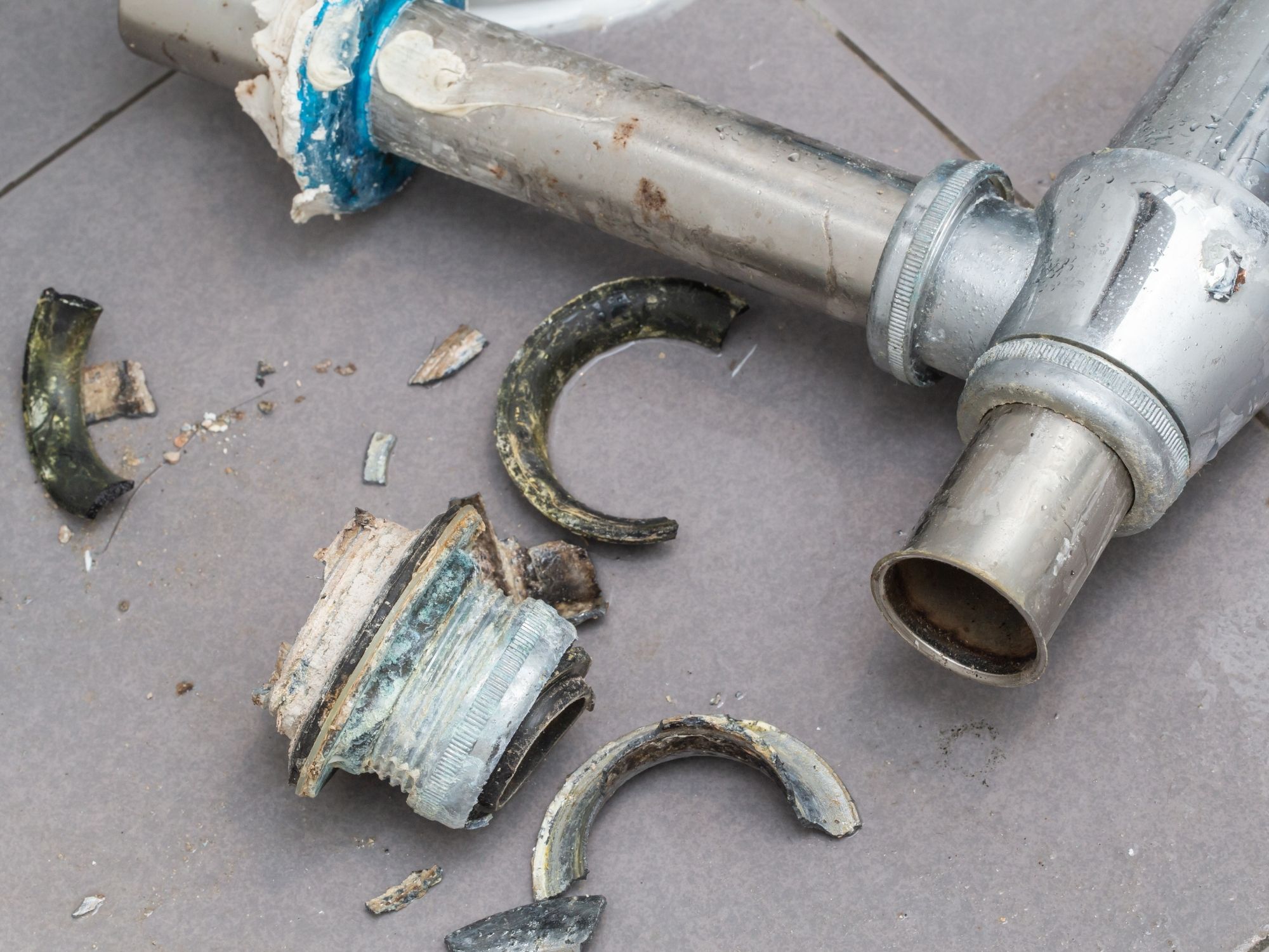Corroded Pipe Work